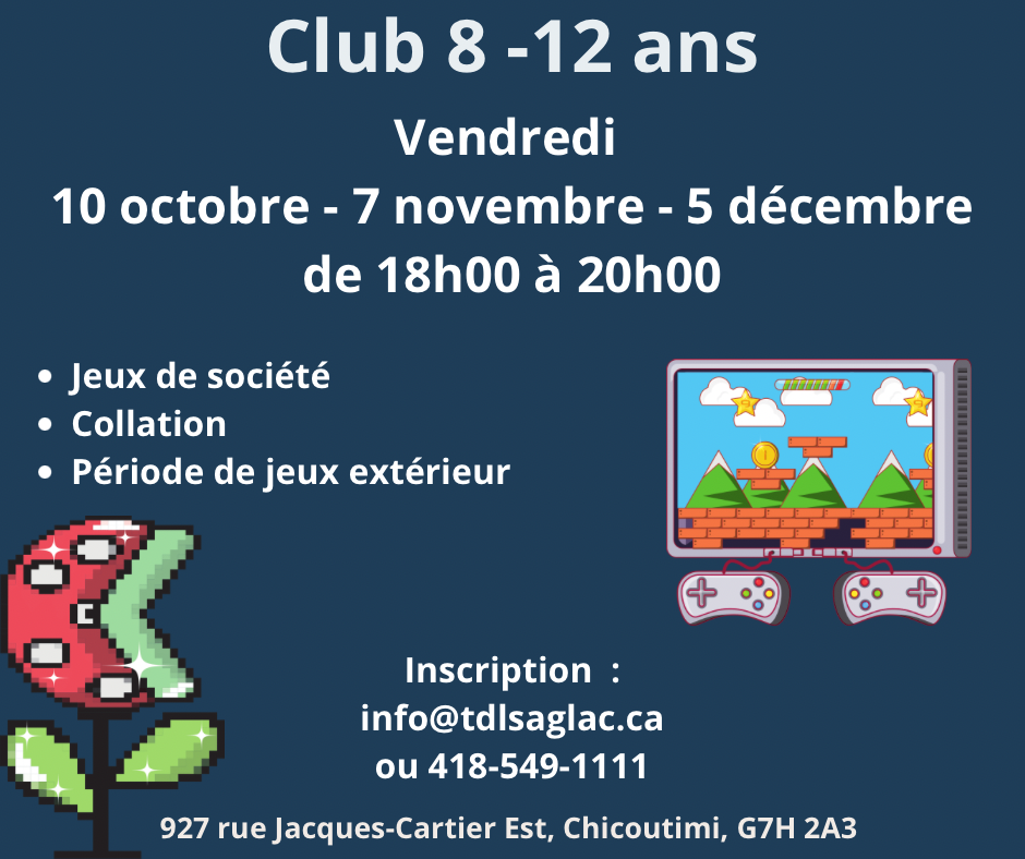 club 8 à 12 ans