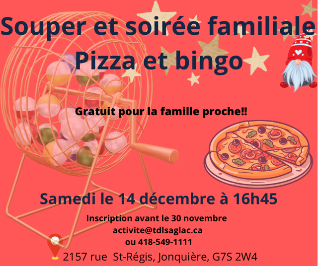 Souper et soirée familiale